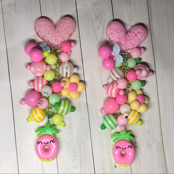 nice vs naughty Jewelry - Happy Pineapple 🍍 summer party charm earrings fun